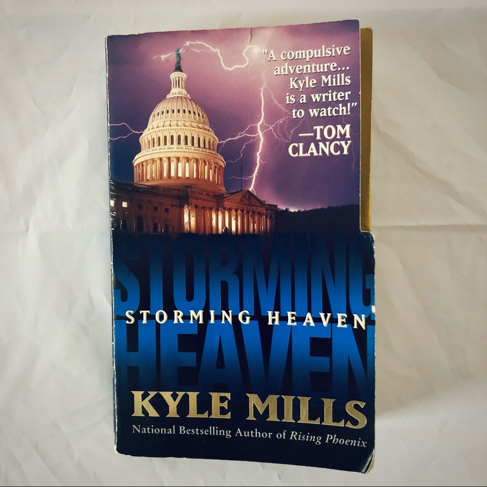 💝 Storming Heaven by Kyle Mills Mystery Adventure Mass Produced Paperback Book
